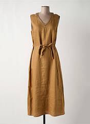 Robe longue marron DIANE LAURY pour femme seconde vue