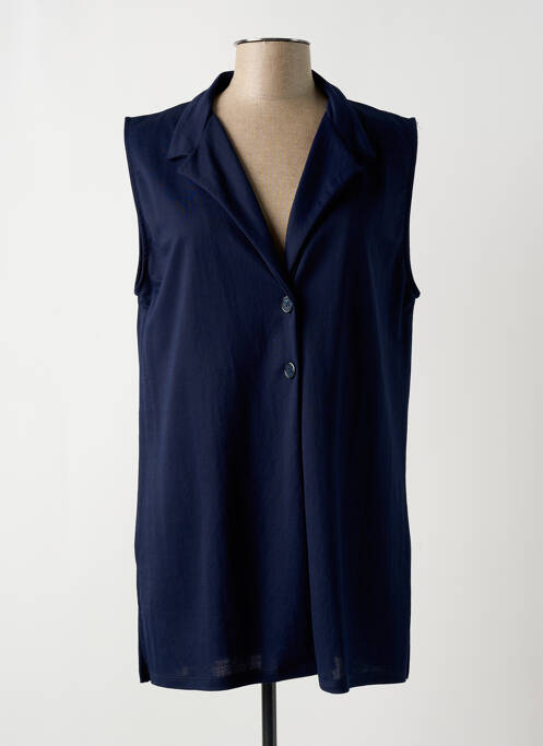 Gilet sans manche bleu WNT COLLECTION pour femme