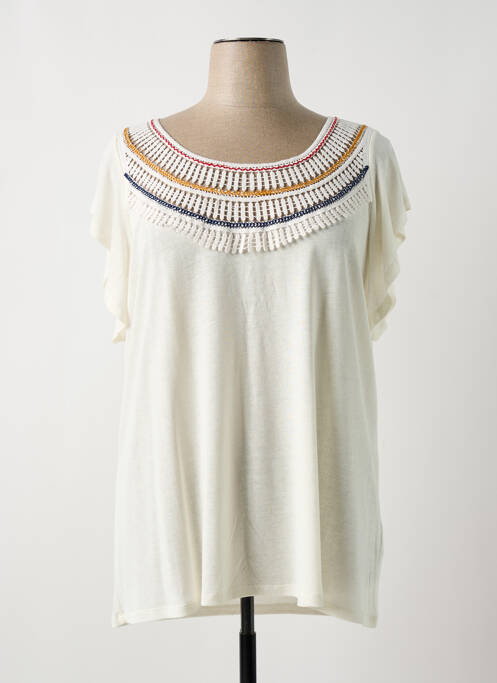 T-shirt beige DIANE LAURY pour femme
