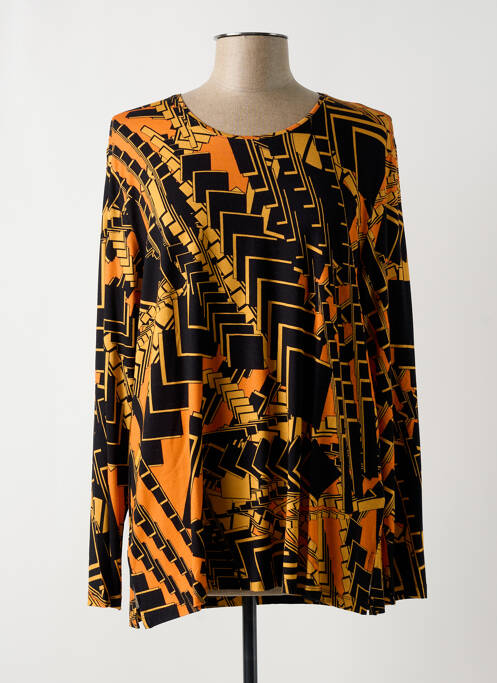 T-shirt orange LEA H. CURVE pour femme