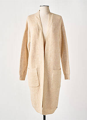 Gilet manches longues stretch beige GARCIA femme