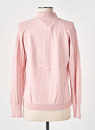 Pull stretch manches longues rose MICHA femme