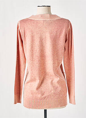 Pull col v manches longues rose GUITARE femme