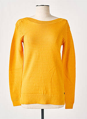 Pull col bateau manches longues orange GARCIA femme