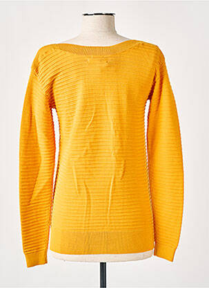 Pull col bateau manches longues orange GARCIA femme