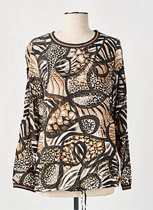 Blouse manches longues manches longues noir BARBARA LEBEK femme