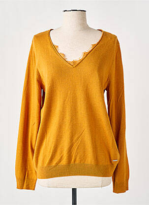 Pull jaune JULIE GUERLANDE pour femme