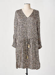 Robe mi-longue marron LE PETIT BAIGNEUR pour femme seconde vue