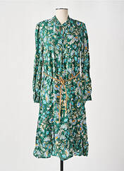 Robe mi-longue vert JULIE GUERLANDE pour femme seconde vue