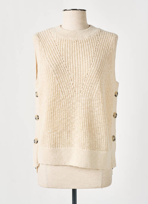 Pull beige GARCIA pour femme
