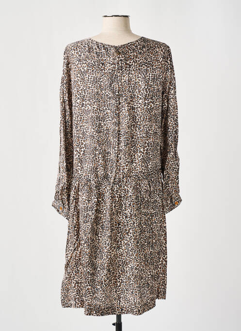 Robe mi-longue marron LE PETIT BAIGNEUR pour femme