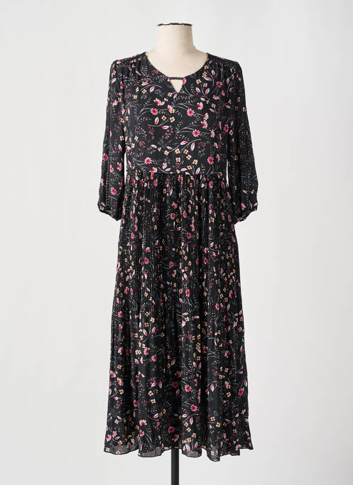 Robe mi-longue noir CONCEPT K pour femme