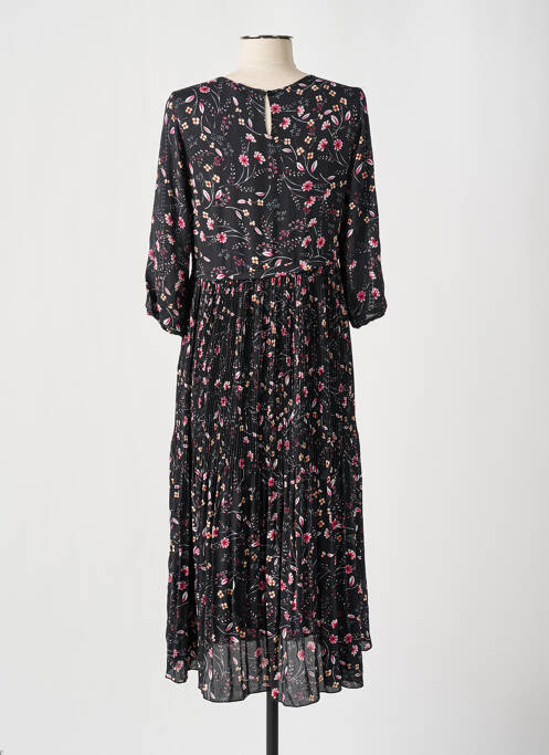 Robe mi-longue noir CONCEPT K pour femme