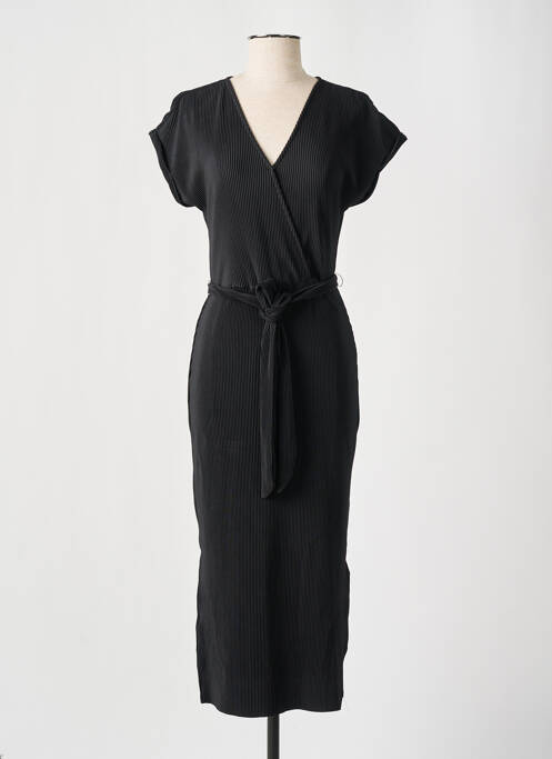 Robe mi-longue noir GARCIA pour femme