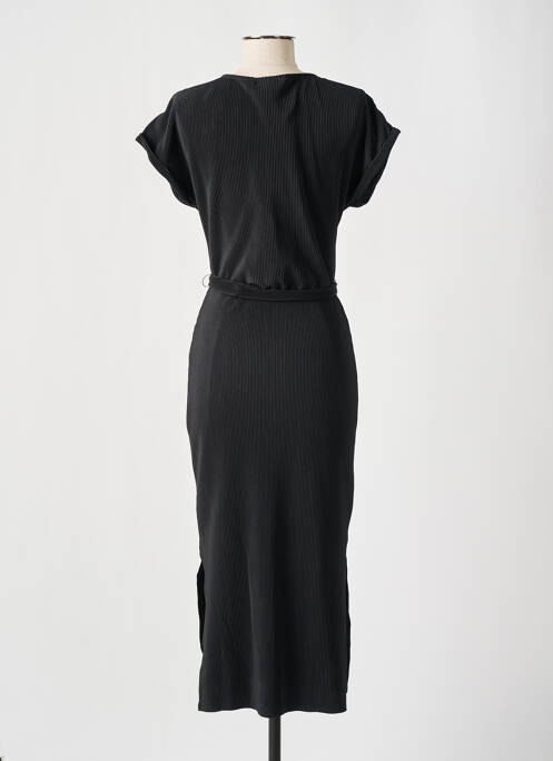 Robe mi-longue noir GARCIA pour femme