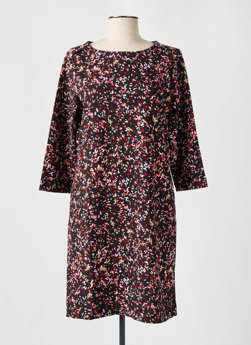 Robe mi-longue noir GRACIA pour femme