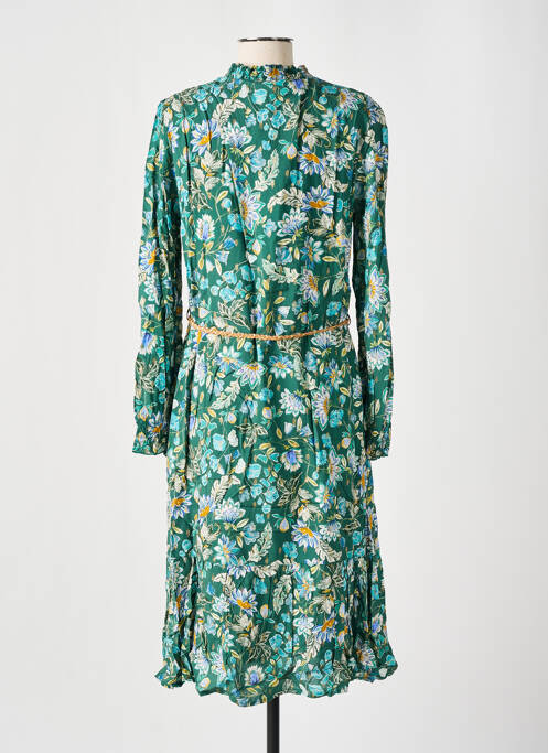 Robe mi-longue vert JULIE GUERLANDE pour femme