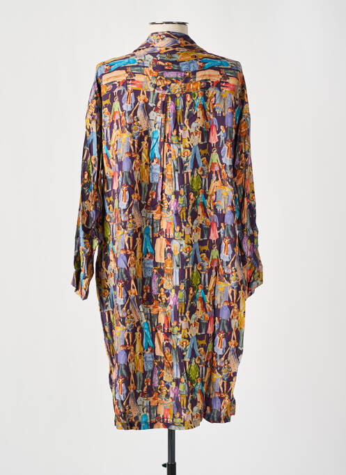 Robe mi-longue violet LE PETIT BAIGNEUR pour femme