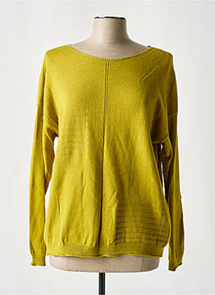 Pull col bateau manches longues vert PAZ TORRAS femme