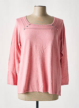 Pull rose CHRISTINE LAURE pour femme