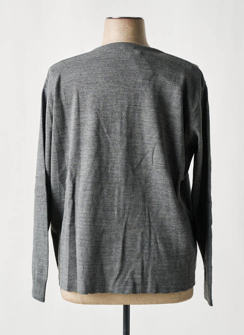 Gilet manches longues gris OMC pour femme