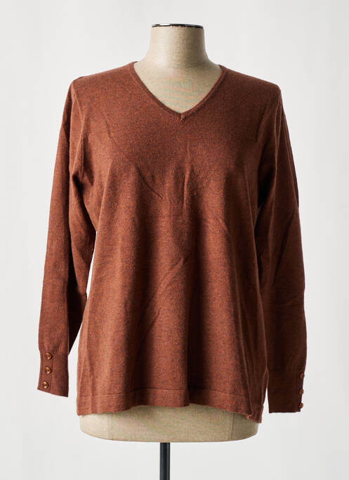 Pull marron MICHA pour femme