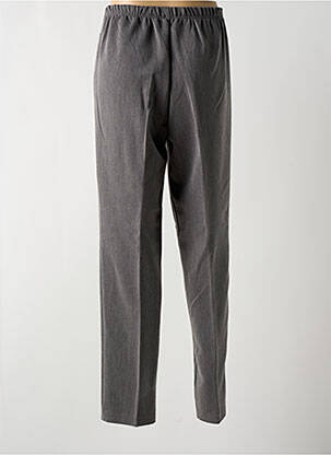 Pantalon slim taille haute taille haute gris OMC femme