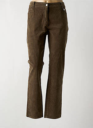 Pantalon slim stretch taille normale vert DIANE LAURY femme
