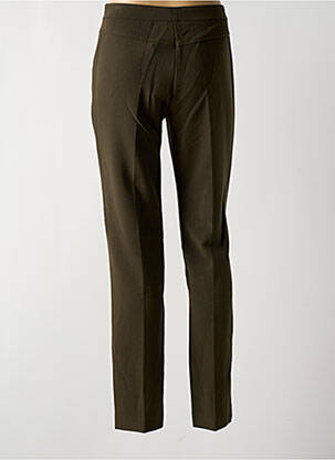Pantalon slim taille haute taille haute vert PAZ TORRAS femme
