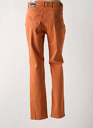 Jeans coupe slim stretch taille normale orange TONI femme