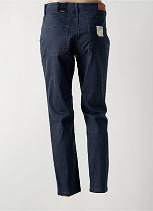 Pantalon slim tissage popeline taille normale bleu TONI femme