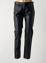 Pantalon slim stretch taille normale noir JULIE GUERLANDE femme
