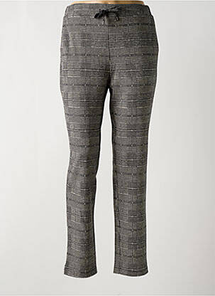 Pantalon chino taille normale taille normale gris C'EST BEAU LA VIE femme