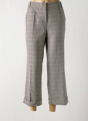 Pantalon 7/8 stretch taille normale beige TINTA STYLE femme