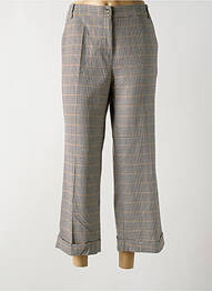 Pantalon 7/8 stretch taille normale beige TINTA STYLE femme