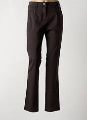 Pantalon slim marron TONI pour femme seconde vue