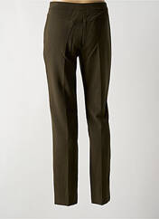Pantalon slim vert PAZ TORRAS pour femme seconde vue