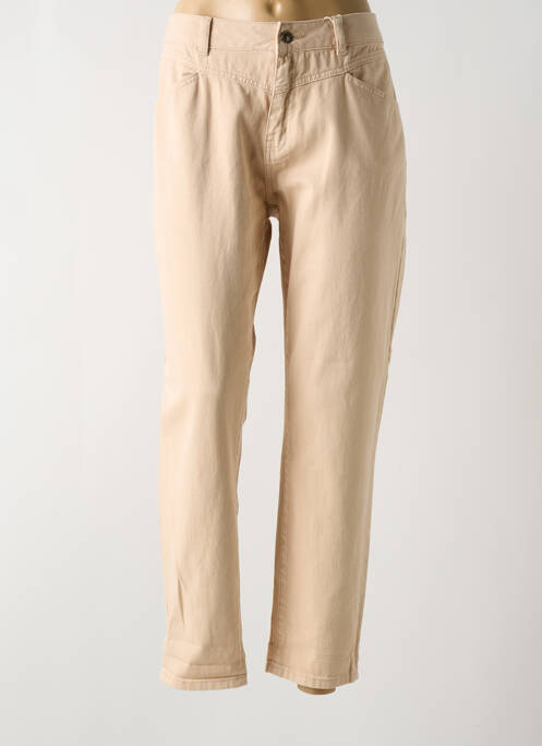 Jean coupe Mom beige C'EST BEAU LA VIE pour femme