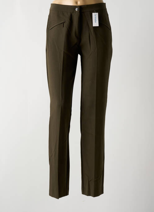 Pantalon slim vert PAZ TORRAS pour femme