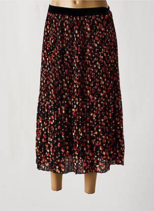Jupe longue tissage crêpe noir CONCEPT K femme