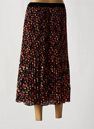 Jupe longue tissage crêpe noir CONCEPT K femme