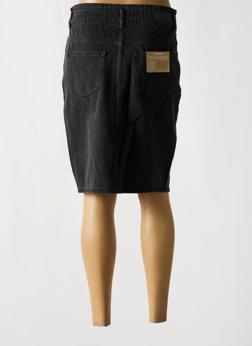 Jupe mi-longue taille haute noir GARCIA femme