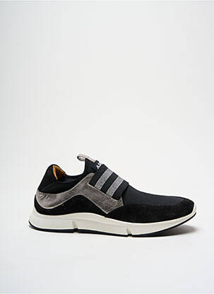 Baskets fermeture elastique talon plat jusqu'à 3cm noir ADIGE femme