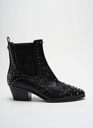 Bottines/boots matière lisse talon de 4 à 6cm noir LIU JO femme