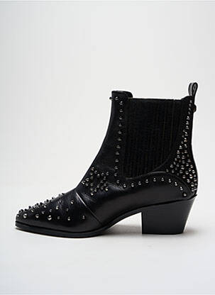 Bottines/boots matière lisse talon de 4 à 6cm noir LIU JO femme
