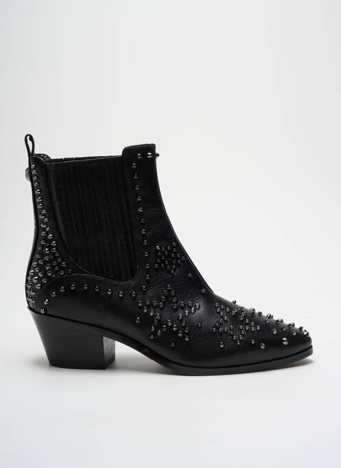 Bottines/boots matière lisse talon de 4 à 6cm noir LIU JO femme