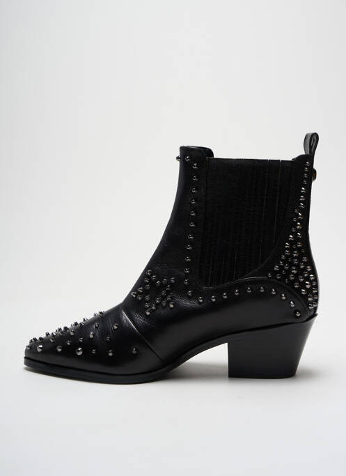 Bottines/boots matière lisse talon de 4 à 6cm noir LIU JO femme