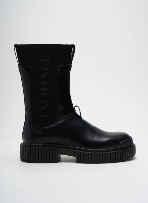 Bottines/Boots noir ARMANI EXCHANGE pour femme