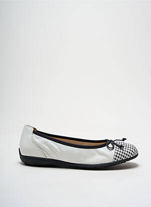 Ballerines matière lisse talon plat jusqu'à 3cm blanc CAPRICE femme