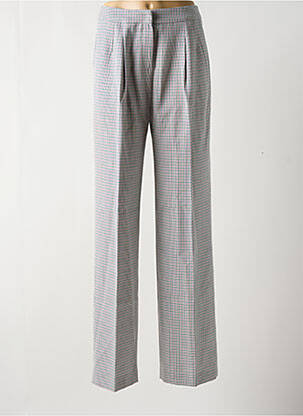 Pantalon large taille à pinces taille haute violet WEILL femme